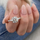 DN7253 Engagement Ring 3 carat, 18K gold