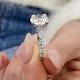 DN7253 Engagement Ring 3 carat, 18K gold