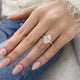 DN7256 Engagement Ring 3.50 carat, 18K gold