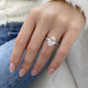 DN7256 Engagement Ring 3.50 carat, 18K gold