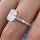 DN7257 Engagement Ring 2.40 carat, 18K gold