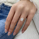 DN7259 Engagement Ring 2.40 carat, 18K gold