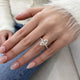DN7260 Engagement Ring 3 carat, 18K gold