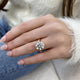 DN7264 Engagement Ring 5.25 carat, 18K gold