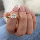 DN7266 Engagement Ring 2.40 carat, 18K gold