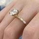 DN7267 Engagement Ring 2.90 carat, 18K gold