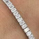 Diamond Tennis Bracelet 11.55 Carat White Gold 14K