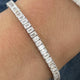 Diamond Tennis Bracelet 11.55 Carat White Gold 14K
