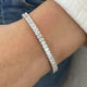 Diamond Tennis Bracelet 11.55 Carat White Gold 14K