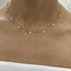 Diamond Chain Necklace 0.99 Carat Rose Gold 14K