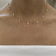 Diamond Chain Necklace 0.99 Carat Rose Gold 14K