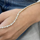 Diamond Tennis Bracelet 4.54 Carat Yellow Gold 14K