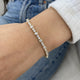 Diamond Tennis Bracelet 4.54 Carat Yellow Gold 14K
