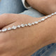 Diamond Tennis Bracelet 3.43 Carat White Gold 14K
