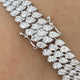 Diamond Tennis Bracelet 14.08 Carat White Gold 14K