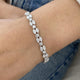 Diamond Tennis Bracelet 7.45 Carat White Gold 14K