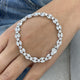 Diamond Tennis Bracelet 7.45 Carat White Gold 14K