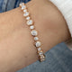Diamond Tennis Bracelet 4.81 Carat Rose Gold 14K