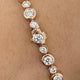Diamond Tennis Bracelet 4.81 Carat Rose Gold 14K