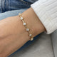 Diamond Chain Bracelet 3.04 Carat Yellow Gold 14K