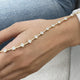 Diamond Chain Bracelet 3.04 Carat Yellow Gold 14K