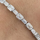 Diamond Tennis Bracelet 6.50 Carat White Gold 14K