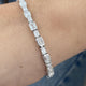 Diamond Tennis Bracelet 6.50 Carat White Gold 14K