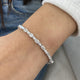 Diamond Tennis Bracelet 6.50 Carat White Gold 14K