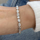Diamond Tennis Bracelet 6.60 Carat White Gold 14K