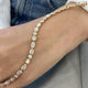 Diamond Tennis Bracelet 6.51 Carat Yellow Gold 14K