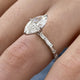 DN7268 Engagement Ring 2.40 carat, 18K gold
