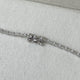 Diamond Tennis Necklace 5.51 Carat White Gold 14K
