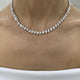 Diamond Chain Necklace 20.2 ct White Gold