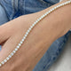 Diamond Tennis Bracelet 5.13 Carat Rose Gold 14K