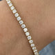Diamond Tennis Bracelet 5.13 Carat Rose Gold 14K