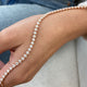 Diamond Tennis Bracelet 2.91 Carat Rose Gold 14K
