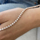 Diamond Tennis Bracelet 3.23 Carat Rose Gold 14K