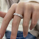 Diamond Eternity Ring 3.54 Carat White Gold 14K
