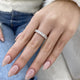 Diamond Eternity Ring 3.54 Carat White Gold 14K