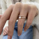 Diamond Wrap Ring 0.60 Carat Rose Gold 14K
