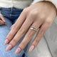 Diamond Wrap Ring 0.60 Carat Rose Gold 14K