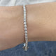 Diamond Tennis Bracelet 2.93 Carat White Gold 14K