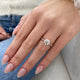 DN7660 Engagement Ring 2 carat, 18K gold