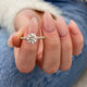 DN7660 Engagement Ring 2 carat, 18K gold