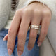 Diamond Wrap Ring 1.05 Carat Yellow Gold 14K