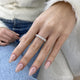 Diamond Eternity Ring 3.65 Carat White Gold 14K