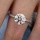 DN7619 Engagement Ring 2.50 carat, 18K gold