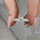 Diamond Half Eternity Ring 1.56 Carat White Gold 14K