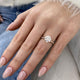 DN7668 Engagement Ring 2.50 carat, 18K gold