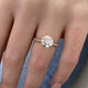 DN7668 Engagement Ring 2.50 carat, 18K gold